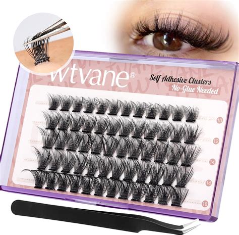 Amazon.com: JoMay Self Adhesive Eyelashes 56 PCS Self Adhesive Lash ...