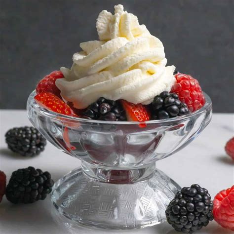 Whipped Cream On Ice Cream