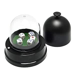 Gikfun Automatic Lucky Dice Roller Cup Set With 5 Dices For Christmas ...