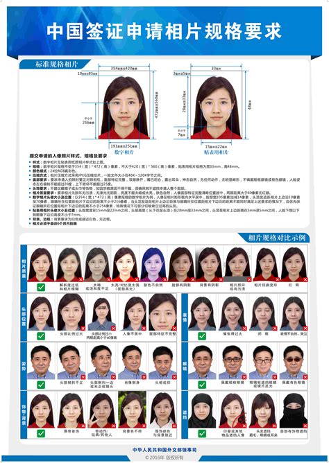 申请中国签证照相最新要求 | 中国领事代理服务中心