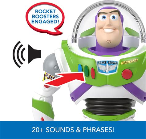 Mattel 12-in Buzz Lightyear Action Figure with Rocket and India | Ubuy