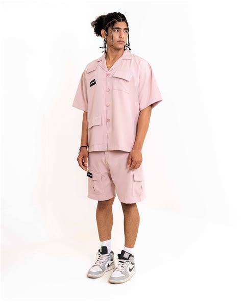 QUAD POCKET PINK SHIRT – ctrlplusp.in