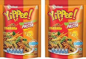 Unique Sunfeast Yippee Tricolor Pasta Masala 65g (pack of 2) Unique ...