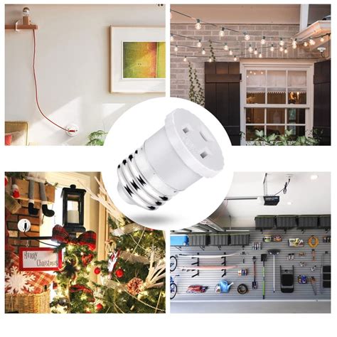 Buy Light Socket to Plug Adapter Converter, Light Bulb Outlet Socket ...
