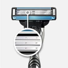 Buy Gillette Mach3 Shaving 3-Bladed Cartridges, Pack of 10 Online at ...