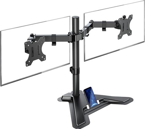 Amazon.com: HUANUO 13-32 inch Dual Monitor Stand for Desk, Free ...