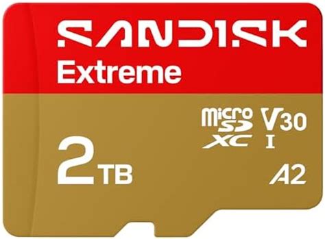 SanDisk 2TB Extreme microSDXC Card, + SD adapter, (For Smartphones ...