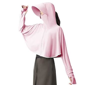 TecoKart Women's UPF50+ Sunscreen Jacket: Hooded Cooling Summer Coat ...