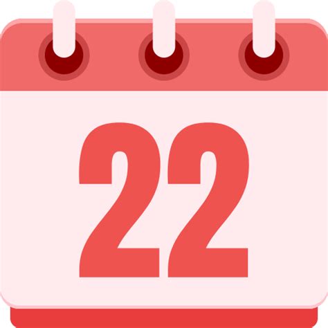 Number 22 - Free time and date icons