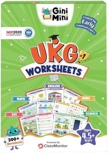Buy GiniMini 300 Nursery Worksheets for 2 3 4 5 6 Years, Fun Learning ...