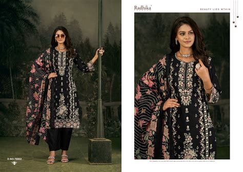 Radhika Azara Zubeda Lawn Cotton Embroidery Dress Material Collection