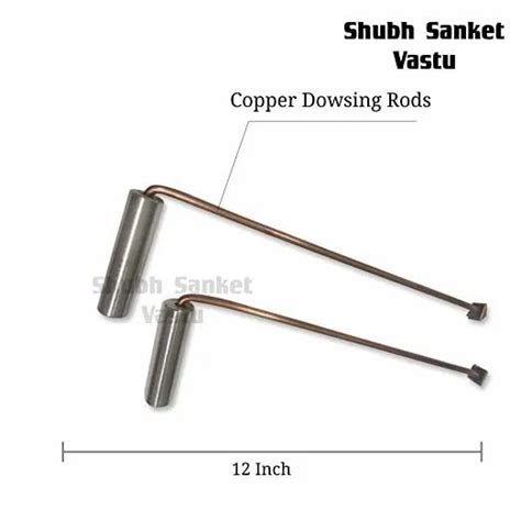 Metal L-Dowsing Rod,lecher antenna,K Thermometer - Shubh Sanket Vastu ...