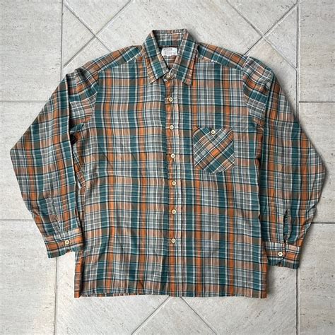 70's MONTGOMERY WARD Plaid Shirt | DESERTSNOW