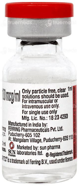 Caritec 100 Mcg Solution For Injection 1 Ml - Uses, Side Effects ...