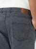 Plus Men's Grey Loose Fit Cargo Jeans with 6 Pockets Non-Stretchable ...