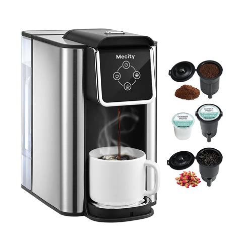 Mecity Coffee Maker 3 in 1 Single Serve Coffee Machine, Compatible with ...