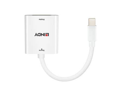Convertisseur Actif mini DisplayPort vers VGA | Contact LINDY FRANCE