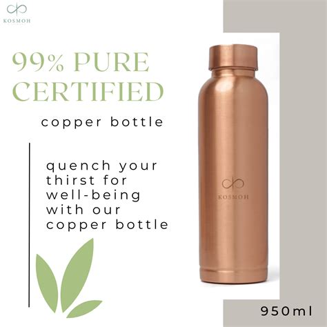 Copper Water Bottle Online | Buy Copper Water Bottle Online – KOSMOH ...