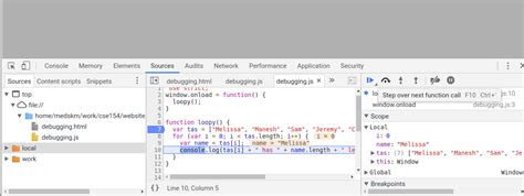 Debugging Chrome 的图像结果