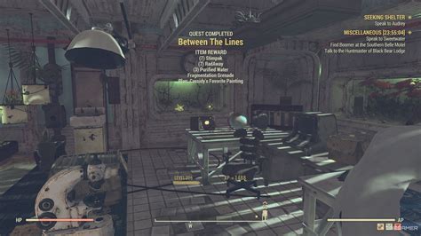 How To Finish Between The Lines In Fallout 76