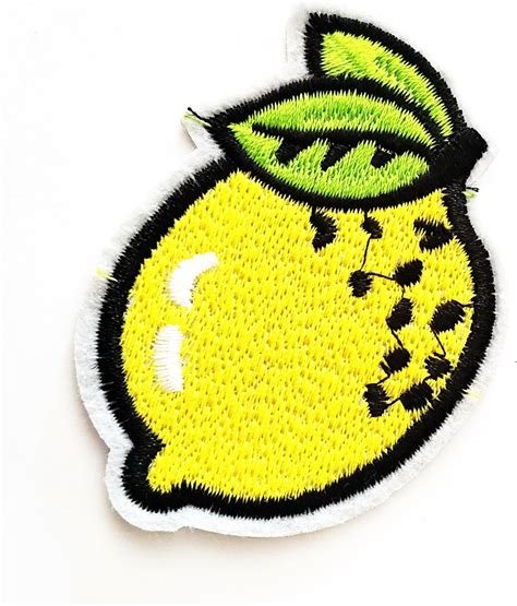 Buy HHO Cute lemon Patch Iron On Sew On Cartoon Logo iron on sew on ...