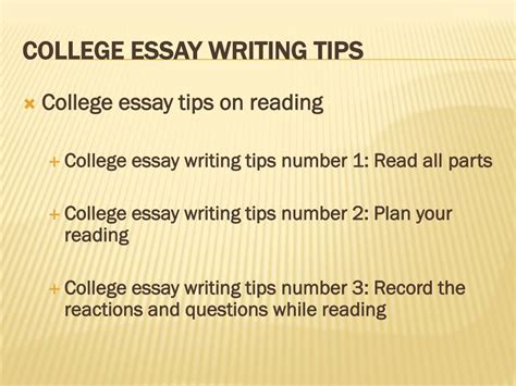 Image result for College Essay Writing Tips