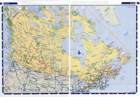 Canada Time Zone Map