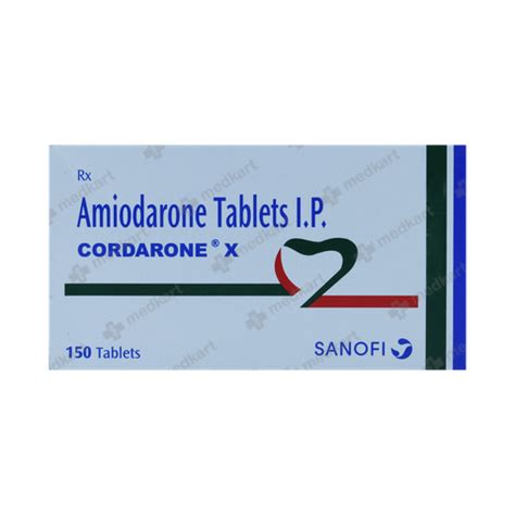 CORDARONE X 200MG TABLET 10'S : View Price, Combination and ...