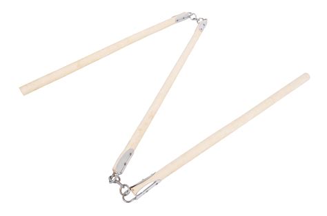 FW Sansetsukon 3 teiliges size Nunchaku aus HOLZ three section staff ...