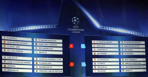 Champions League draw: Real Madrid, Borussia Dortmund and Tottenham ...