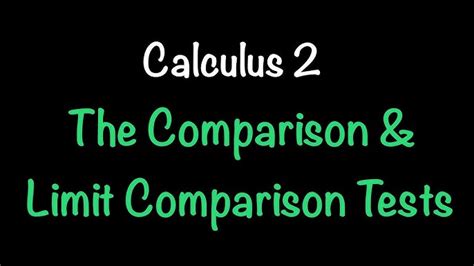 Image result for Direct Comparison Test Calculus