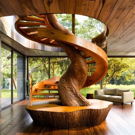 Twists of Timber: Exploring the Allure of Wooden Spiral Staircases ...
