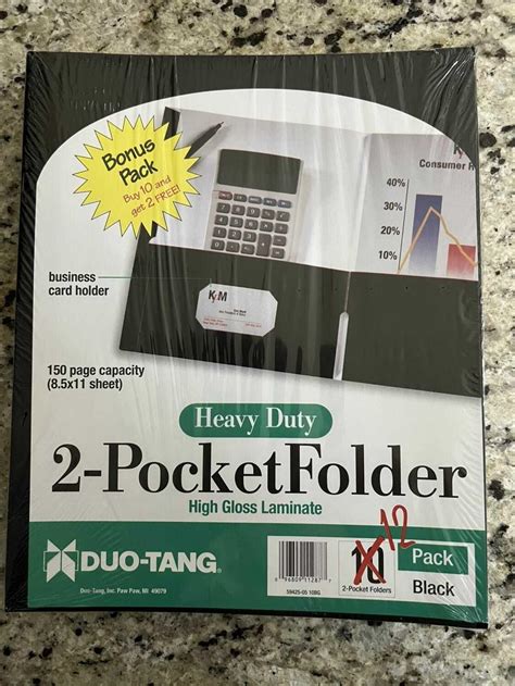 Best Duo-tang 2 Pocket Folders -12 Count for sale in Dekalb County ...