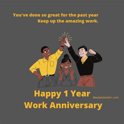 1 Year Work Anniversary