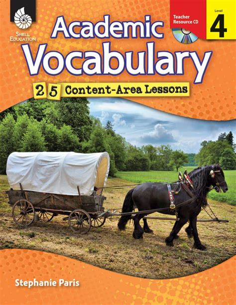 Academic Vocabulary 25 Content-Area Lessons: Level 4 : Paris, Stephanie ...