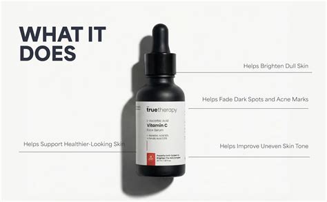 The True Therapy Vitamin C Serum for Glowing Skin, Skin Brightening ...