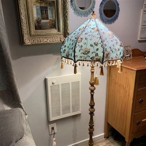 Buy Blue Embroidered Fabric Indian Embroidery Cotton Fabric by the Yard ...