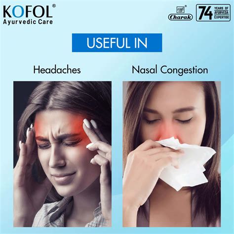Buy KOFOL ROLL-ON FOR QUICK RELIEF FROM HEADACHE & NASAL CONGESTION ...