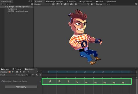 How to Add Animation in Unity 的图像结果
