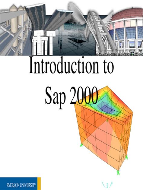 Structural Analysis SAP 2000 的图像结果