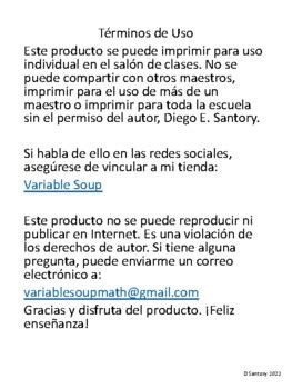 Variable Soup Teaching Resources | Teachers Pay Teachers