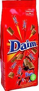 Daim Mondelez Milk Chocolate with Almond Caramel Centre Minis Bags, 280 ...