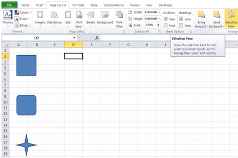 Excel Lock Shapes in Worksheet 的图像结果