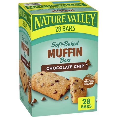 Nature Valley Breakfast Muffin Bars, Whole Grain Chocolate Chip, 28 ct ...