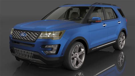 2016 Ford Explorer - 3D Model by msasdt