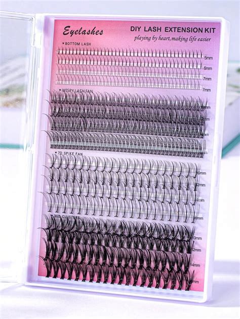 480pcs Lash Clusters Individual Cluster Lash Extensions DIY Multi-Type ...