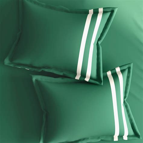 Buy CANNON West Avenue Cotton 300TC Striped 3Pcs Queen Bedsheet Set ...