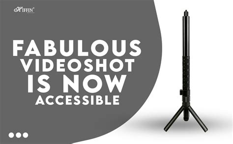 HIFFIN 3 in 1 Invisible Bullet Time Handle Kit with Foldable Tripod Ex