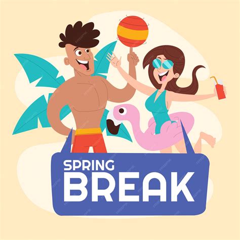Spring Break Clip Art Animated
