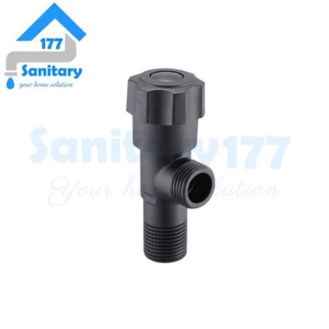 Jual Stop Kran Shower mini bulat HITAM 23H-Keran Air kloset closet ...